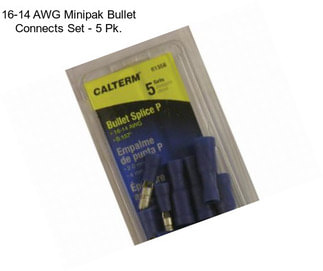 16-14 AWG Minipak Bullet Connects Set - 5 Pk.