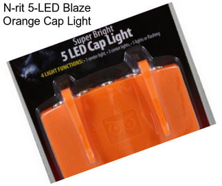 N-rit 5-LED Blaze Orange Cap Light