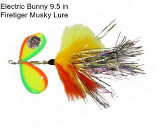 Electric Bunny 9.5 in Firetiger Musky Lure