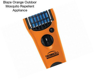 Blaze Orange Outdoor Mosquito Repellent Appliance