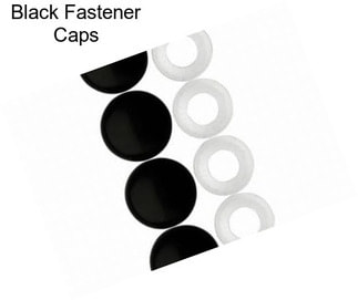 Black Fastener Caps