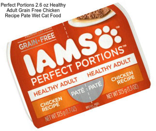 Perfect Portions 2.6 oz Healthy Adult Grain Free Chicken Recipe Pate Wet Cat Food