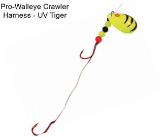 Pro-Walleye Crawler Harness - UV Tiger