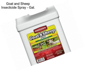 Goat and Sheep Insecticide Spray - Gal.