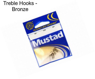 Treble Hooks - Bronze