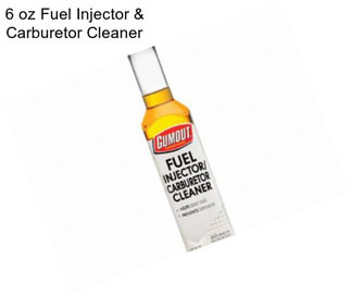 6 oz Fuel Injector & Carburetor Cleaner