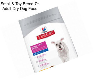 Small & Toy Breed 7+ Adult Dry Dog Food