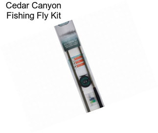 Cedar Canyon Fishing Fly Kit