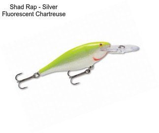 Shad Rap - Silver Fluorescent Chartreuse