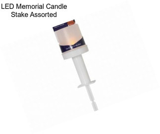 LED Memorial Candle Stake Assorted