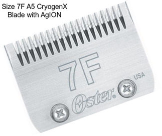 Size 7F A5 CryogenX Blade with AgION