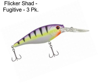 Flicker Shad - Fugitive - 3 Pk.