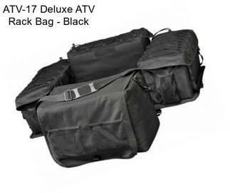 ATV-17 Deluxe ATV Rack Bag - Black