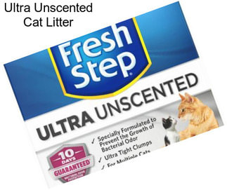 Ultra Unscented Cat Litter