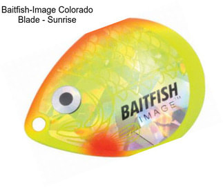 Baitfish-Image Colorado Blade - Sunrise