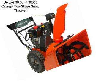 Deluxe 30 30 in 306cc Orange Two-Stage Snow Thrower