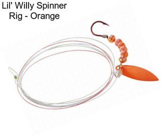 Lil\' Willy Spinner Rig - Orange