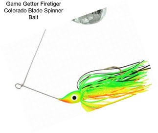 Game Getter Firetiger Colorado Blade Spinner Bait