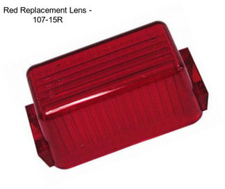 Red Replacement Lens - 107-15R