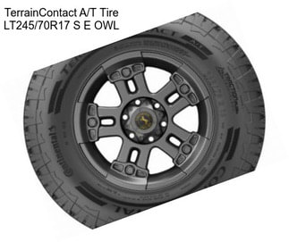 TerrainContact A/T Tire LT245/70R17 S E OWL