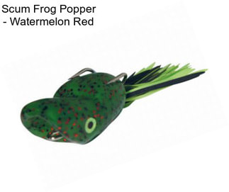 Scum Frog Popper - Watermelon Red