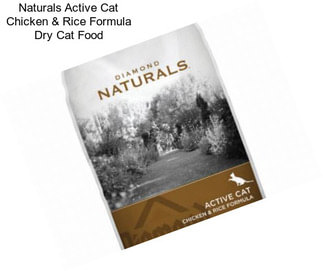 Naturals Active Cat Chicken & Rice Formula Dry Cat Food