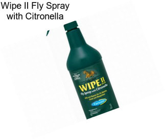 Wipe II Fly Spray with Citronella