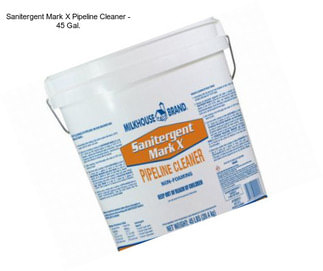 Sanitergent Mark X Pipeline Cleaner - 45 Gal.