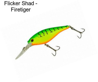 Flicker Shad - Firetiger