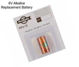 6V Alkaline Replacement Battery