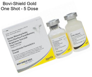 Bovi-Shield Gold One Shot - 5 Dose