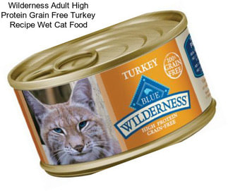 Wilderness Adult High Protein Grain Free Turkey Recipe Wet Cat Food