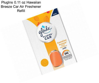 PlugIns 0.11 oz Hawaiian Breeze Car Air Freshener Refill