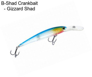 B-Shad Crankbait - Gizzard Shad