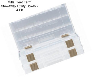 Mills Fleet Farm StowAway Utility Boxes - 4 Pk
