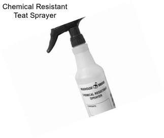 Chemical Resistant Teat Sprayer