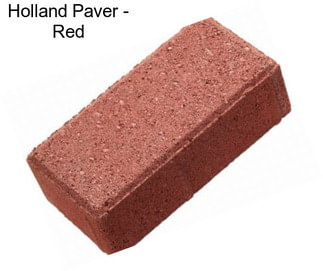 Holland Paver - Red