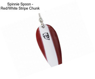 Spinnie Spoon - Red/White Stripe Chunk