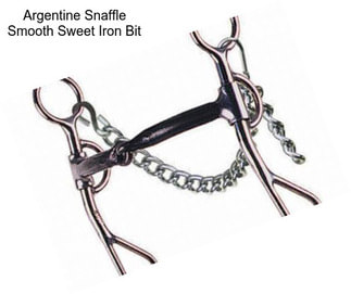 Argentine Snaffle Smooth Sweet Iron Bit