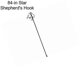 84-in Star Shepherd\'s Hook