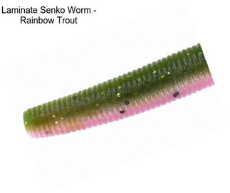 Laminate Senko Worm - Rainbow Trout