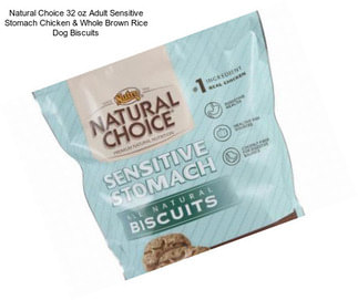 Natural Choice 32 oz Adult Sensitive Stomach Chicken & Whole Brown Rice Dog Biscuits