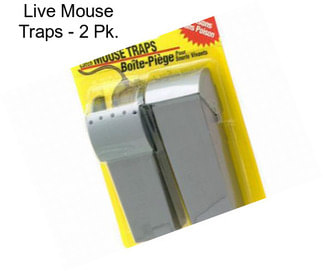 Live Mouse Traps - 2 Pk.