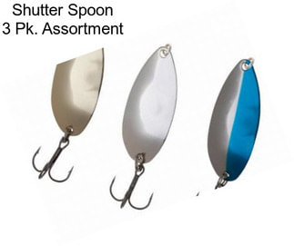 Shutter Spoon 3 Pk. Assortment