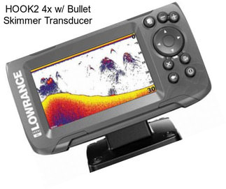 HOOK2 4x w/ Bullet Skimmer Transducer