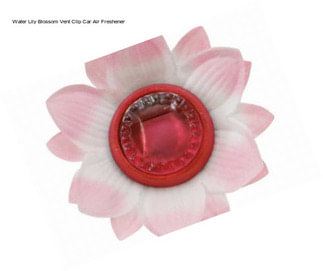 Water Lily Blossom Vent Clip Car Air Freshener