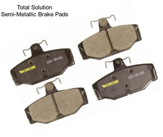 Total Solution Semi-Metallic Brake Pads