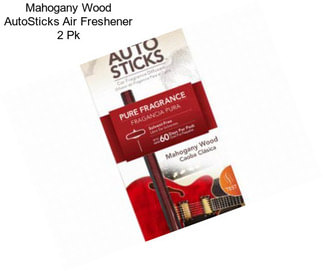 Mahogany Wood AutoSticks Air Freshener 2 Pk