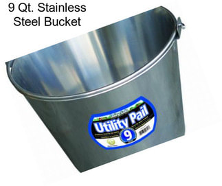 9 Qt. Stainless Steel Bucket
