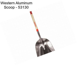 Western Aluminum Scoop - 53130